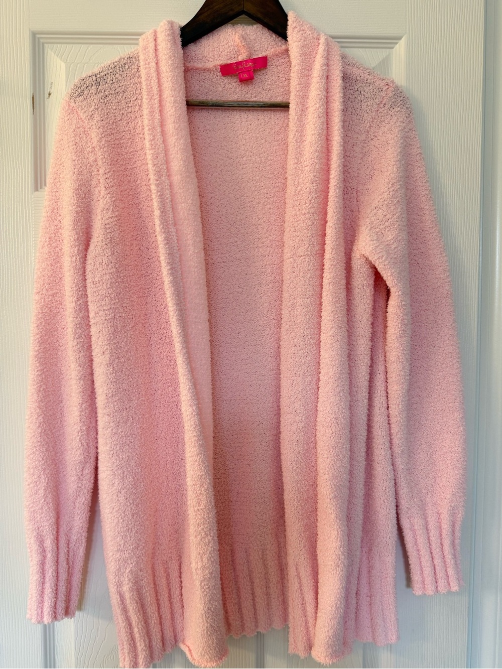Lilly Pulitzer Bubblegum Pink Open-Front Cozy Cardigan